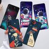 Case For Samsung Galaxy Note 20 Ultra 10 Plus 9 8 A50 A10 A40 A70 A20e M13 M52 M31 A52 A51 Phone Cover Cartoon Cool Astronaut