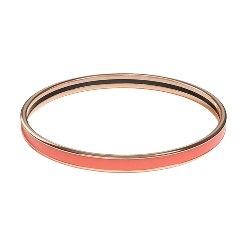 HERMES Enamel Wristbands Unisex Red H240001FO8Z62