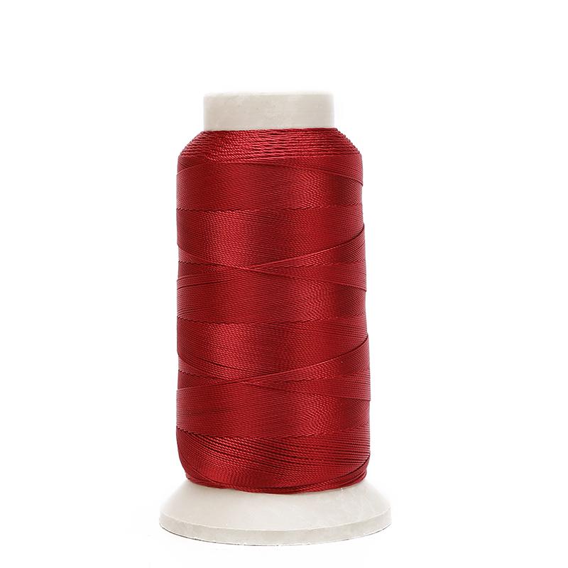 Высокопрочная 500D 4-слойная прочная мерсеризованная нейлоновая швейная нить для кожи и пуховиков