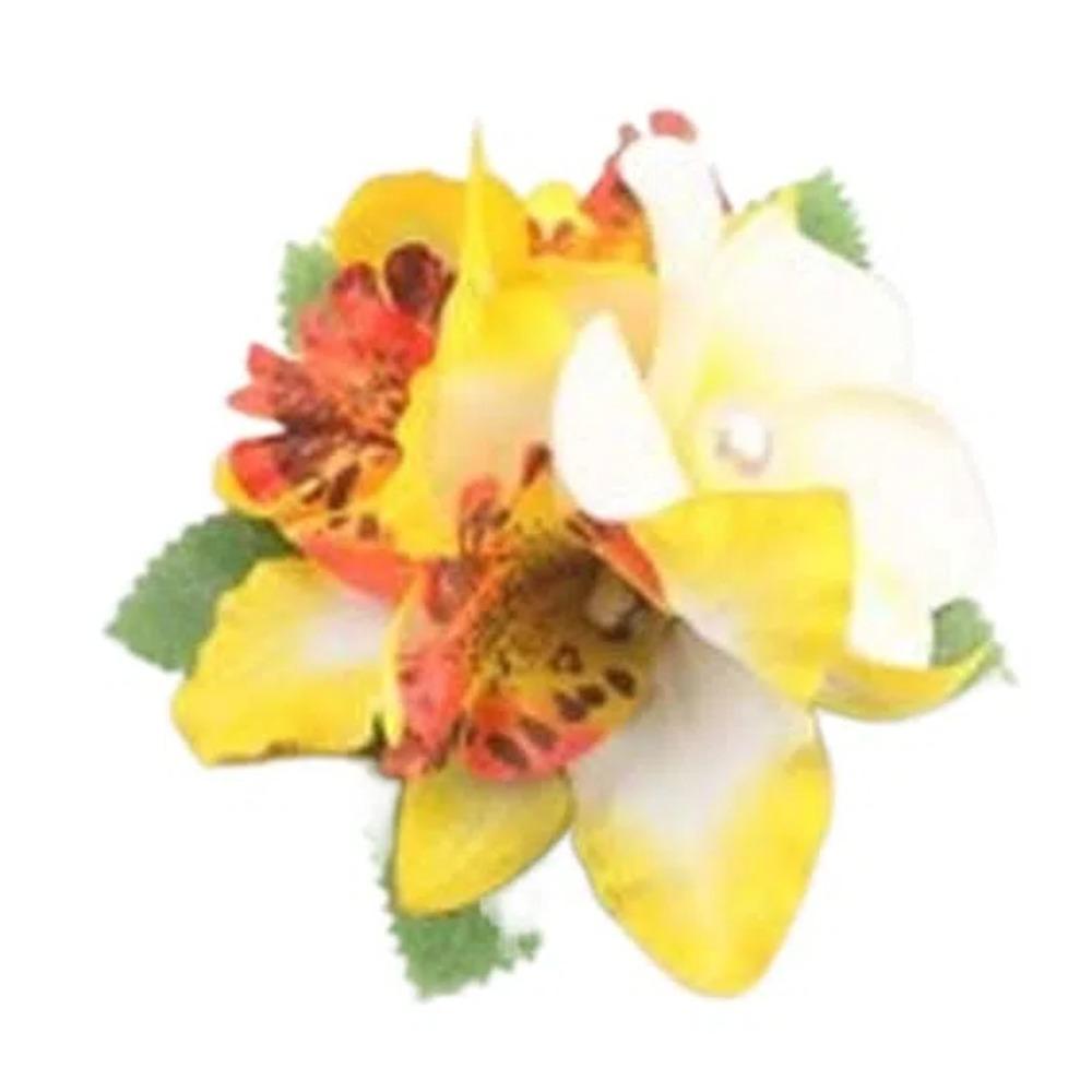 Thai Style Frangipane Hair Clip Sweet Girls Hairpin Eggs Flower Side Clip Beach