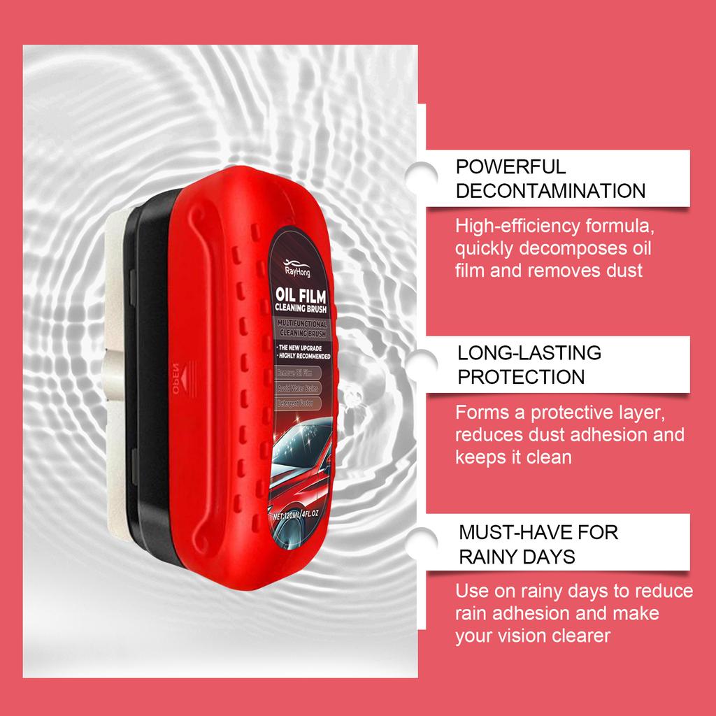 Набор для удаления масляной пленки со стекла автомобиля, доска для чистки стекла, гидрофобное покрытие для стекла для лобового стекла, прозрачное окно, инструмент для автодетейлинга