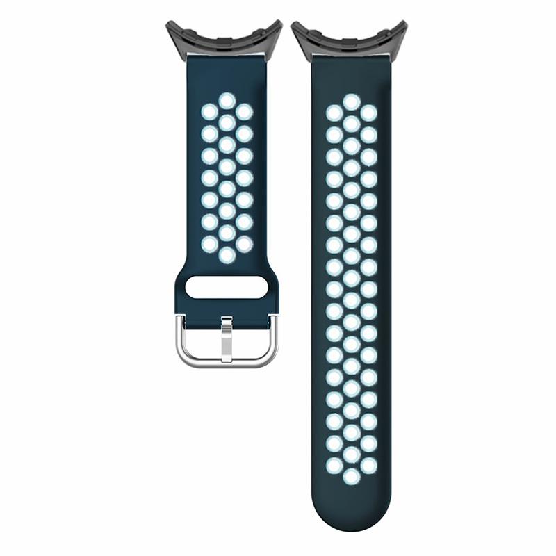 Для Google Pixel Watch 3 41мм/Watch 2/Pixel Watch Силиконовый ремешок Двухцветные дышащие ремешки для часов