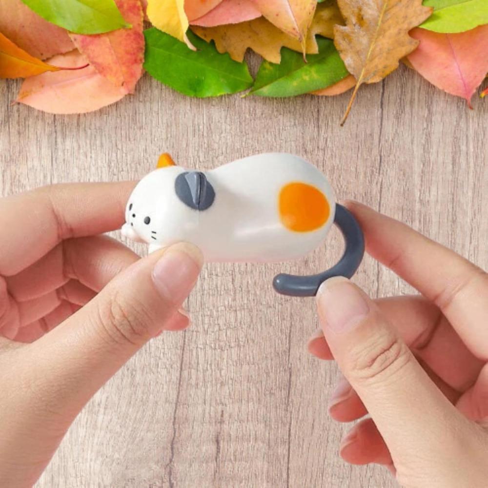 Fidget Rolling Cat Toy Милые игрушки для котят, которые кувыркаются, новые игрушки для снятия стресса с заводного котенка Главная