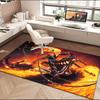Ghost Rider Area Rug Suitable for Indoor And Outdoor,Carpets for Playroom, Homes, Offices, Living Rooms,Home Decor,Christmas Fan Gift