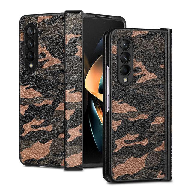 2022 камуфляжный чехол для Samsung Galaxy Z Fold 4 3, модный роскошный роскошный чехол в стиле милитари, противоударные чехлы для Fold4 Fold3 W23