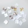 100Pcs/Pack Coasters Ins Style Square DIY 2x2CM 2mm Jewelry Making Accessories Natural Shell Home Decor