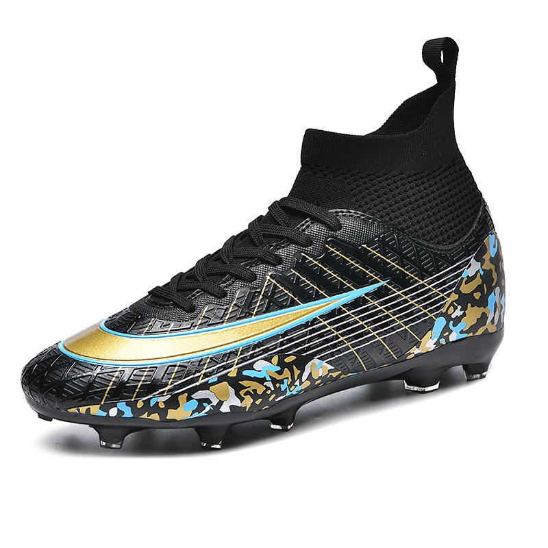 Футбольные бутсы мужские с низким верхом, бесшовные, с плетеным ворсом, для молодежи, с шипами, искусственные тренировочные бутсы
