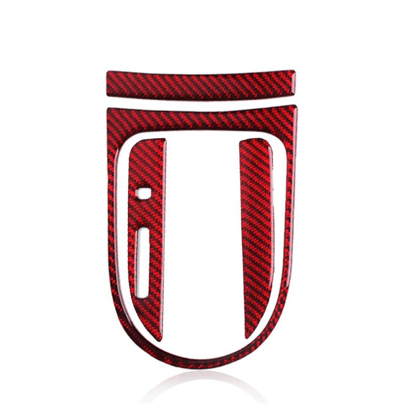 Наклейки на рамку панели переключения передач из углеродного волокна для Ford Mustang 2015-автомобильные аксессуары, автомобильные наклейки