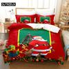3D Christmas Quilt Cover Comfortable Duvet Quilt Cover Pillowcase Bedding Set Children Bedroom Decoration Home Textile