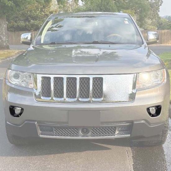 Front Fog Light Cover Fog Lamp Frame Trim For Jeep Grand Cherokee 2011-13 Black