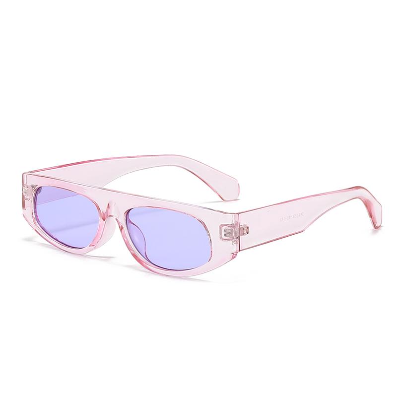 Exquisite Oval Sunglasses Women Men High Quality Luxury Shades Leisure Commute Sun Glasses Lady Man UV400 Protective Glasses
