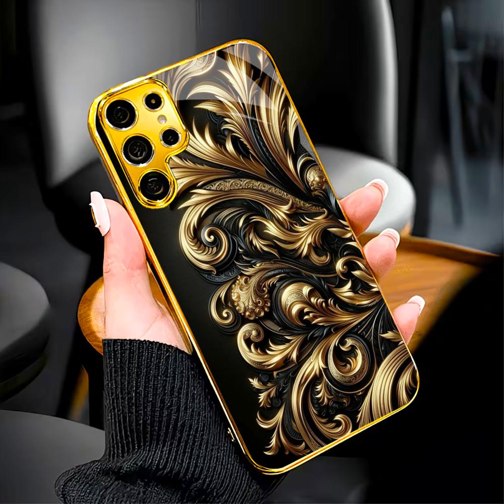 Защитная крышка Atmosphere High-end Электролитическое Стекло Чехол для Телефона для Samsung Galaxy S26 S25 S24 S23 S22 S21 FE,Ultra,Plus