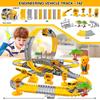 Puzzle Toys Electric Track Toy Climbing Track Kids Car Engineering  Birthday Gift
