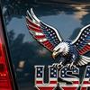 Съемная наклейка на автомобиль без следов, Металлическая эмблема USA Faith, Family & Freedom, Буквы Eagle, Патриотическое издание, 3D тисненый логотип, 250-летний юбилей