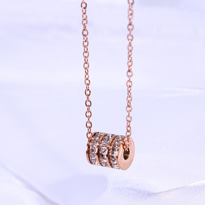 Ожерелье из титановой стали с шипами Colorfast, женское, холодный ветер, ключичная цепочка Tide Online Celebrity, кулон