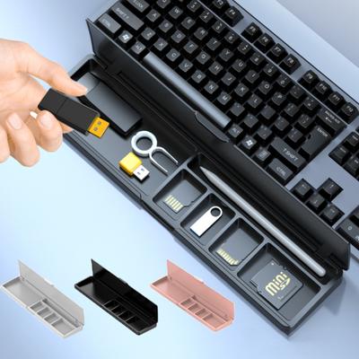 Подставка для запястья клавиатуры Подставка для руки с разделителем для хранения Пена с эффектом памяти Эргономичная Мягкая Форма Удобная