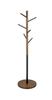 Miyatake Seisakusho FORESTA Pole 40cm Wide X 40cm Deep X 150cm Hanger, High, Brown/Black, Space-Saving, P-1500