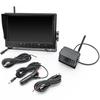 GreenYi 9 Inch AHD Digital Wireless Backup DVR Record Camera and 4CH AHD Monitor Kit For Truck/Trailer/Bus/Pickups/Trailer