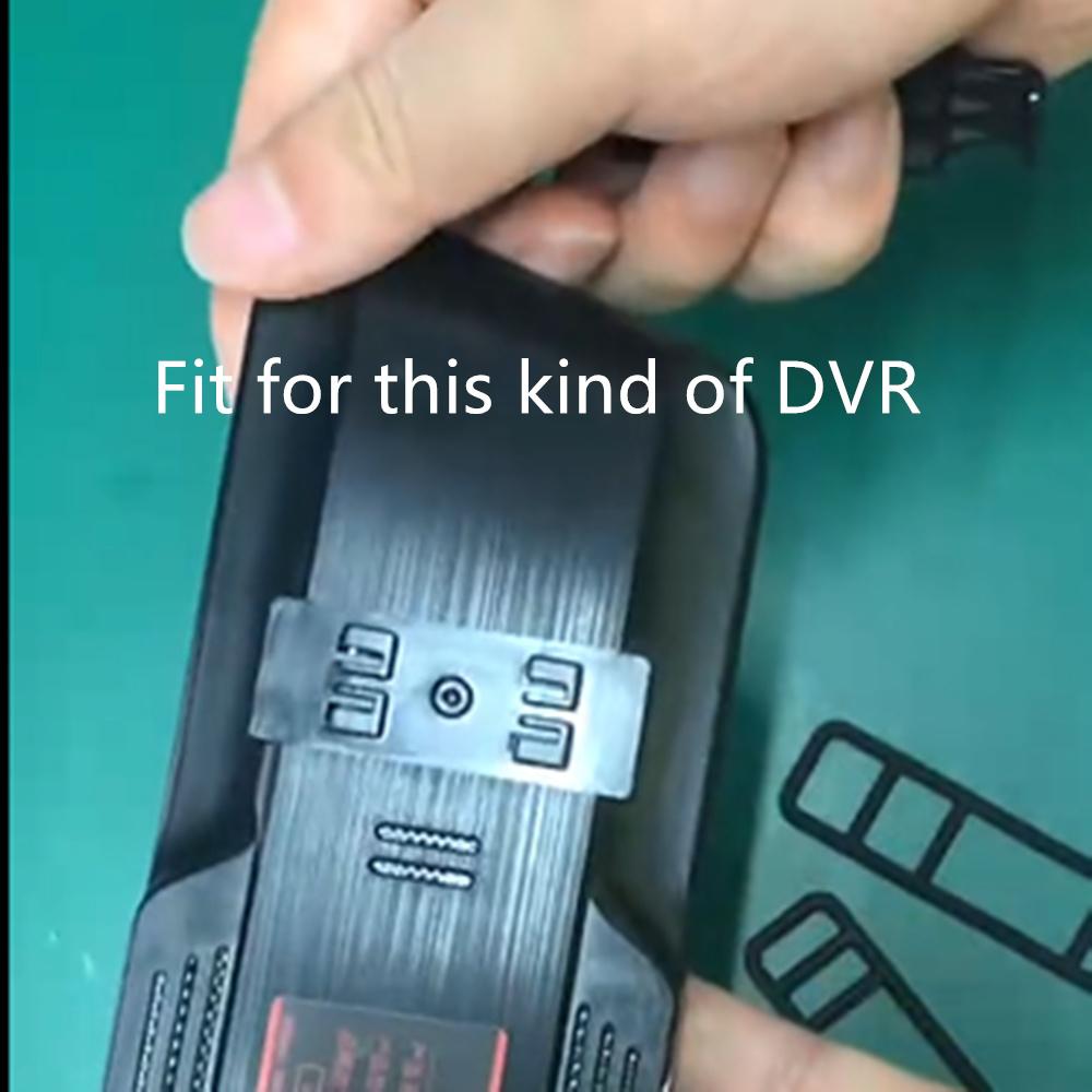 DVR Backboard Decorative Cover Silicone Strap Kit Fix Car Rearview Mirror DVR Band
