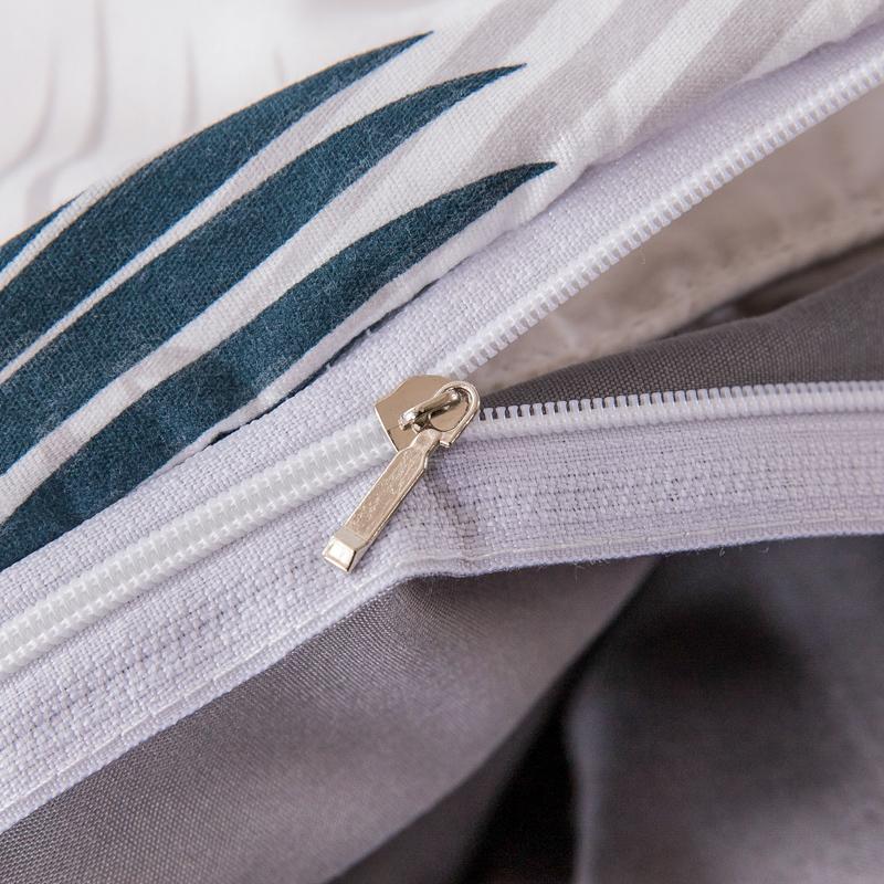 Новый белый пододеяльник с застежкой-молнией, чехол с принтом листьев дерева, пододеяльник 150x200 см, 180x220 см, 200x230 см, 220x240 см, размер 1 шт.