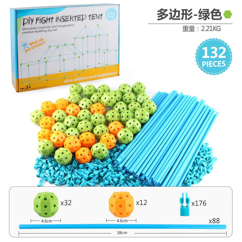 132 штуки палаток-коллажей на тему науки и образования, игровых домиков-замков, палаток для рукоделия из бусин, детских развивающих игрушек для сборки