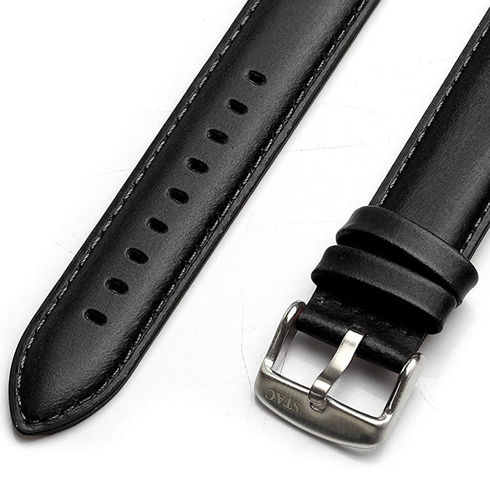 The STAC Сделано в Японии Часы 36 мм Классические Ретро Унисекс Синие Зеленые Черные Кожаные [The Stack] Мужские Женские ST-AR002