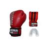 Тройные боксерские перчатки для кикбоксинга, муай-тай, бандажные перчатки и комплект каппы Kmp995