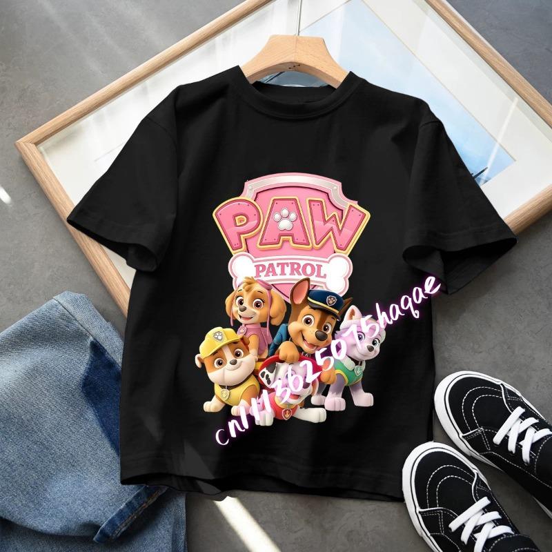 Девочки Чиби K-Pop Идол Принт Короткий Рукав Футболка Милый Мультяшный Девочки Группа Графическая Футболка Дети Лето Повседневный Топ