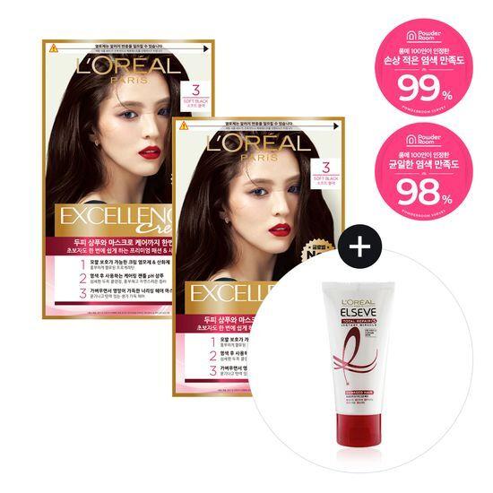 L'Oréal Paris Excellence Cream 11 цветов (для окрашивания волос и седых волос)
