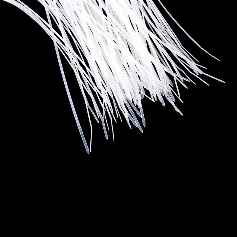 100 шт., закрепите белые и черные кабельные стяжки, самоблокирующиеся нейлоновые кабельные стяжки