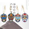 4/5PCS DIY Diamond Key Chain Special Shaped Full Diamond Painting Keyring Keychains Cross Stitch Embroidery Women Bag Key Chain