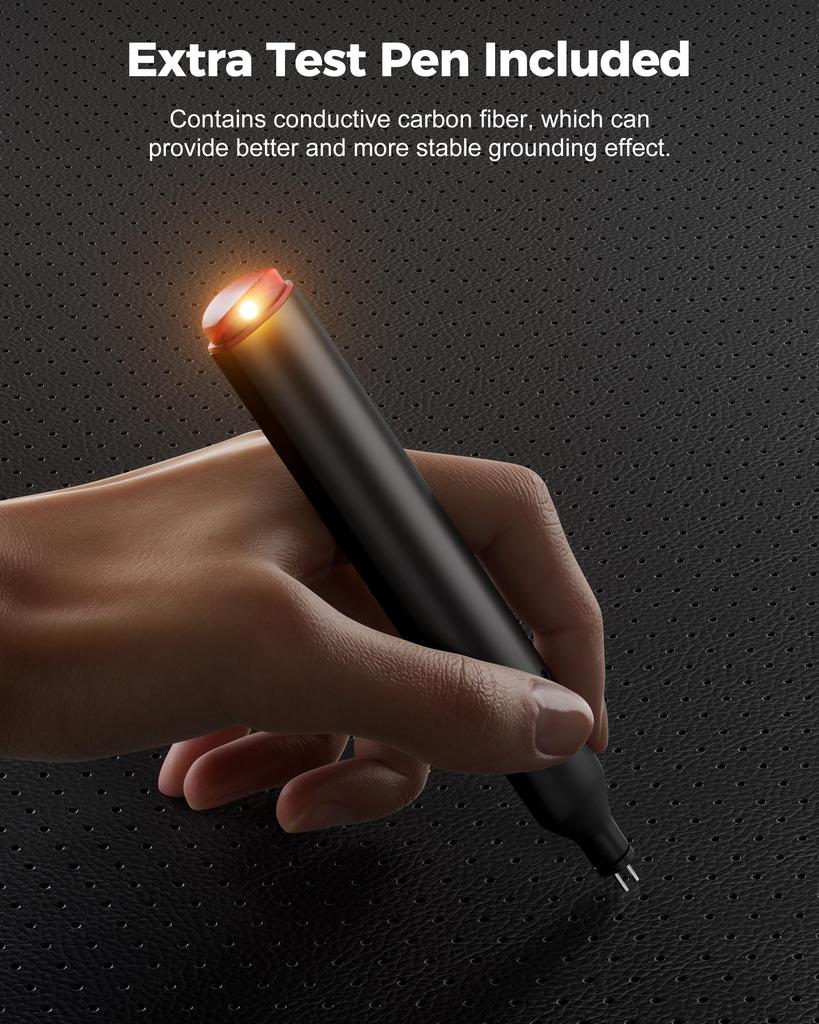 Grounding Mat for Bed, Earth Connected Sheets with Grounding Cord & Tester (Black, Queen)