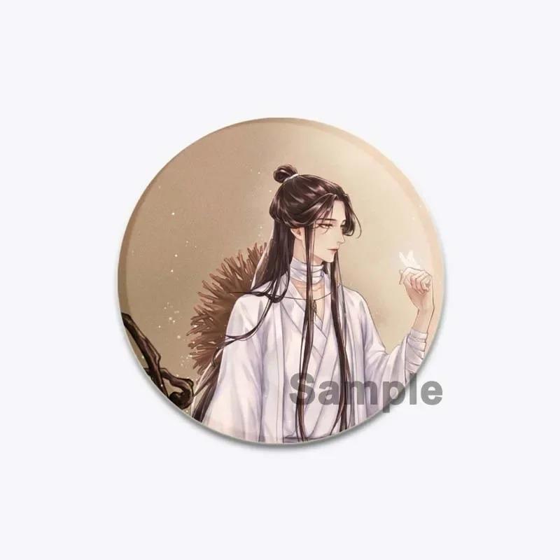 32/44/58MM Chinese Anime Tian Guan Ci Fu Brooche On Backpack Cartoon Badge Xie Lian Hua Cheng Enamel Pin Jewelry Accessorie Gift