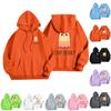 Children's Casual Fashion Halloween Print Long-Sleeved Hooded Sweatshirt