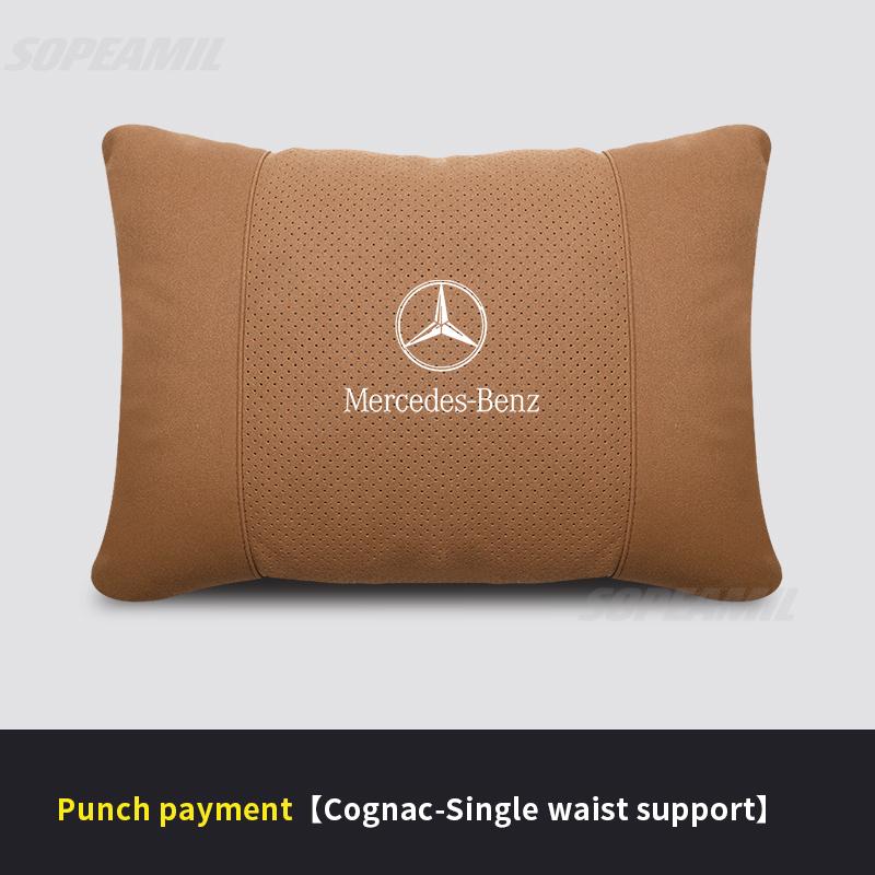 Mercedes Benz A C E V S Class CLA CLS GLA GLB GLC GLK GLS SLK ML Vito Автомобильный Подголовник Мягкая Подушка для Шеи Сиденье Подушка для Поясницы