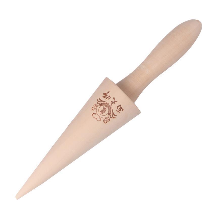 Wooden Egg Roll Ice Cream Cone Mold Spiral Croissants Cream Horn Moulds Omelet Waffle Roller Pastry Mold Kitchen Baking Tool