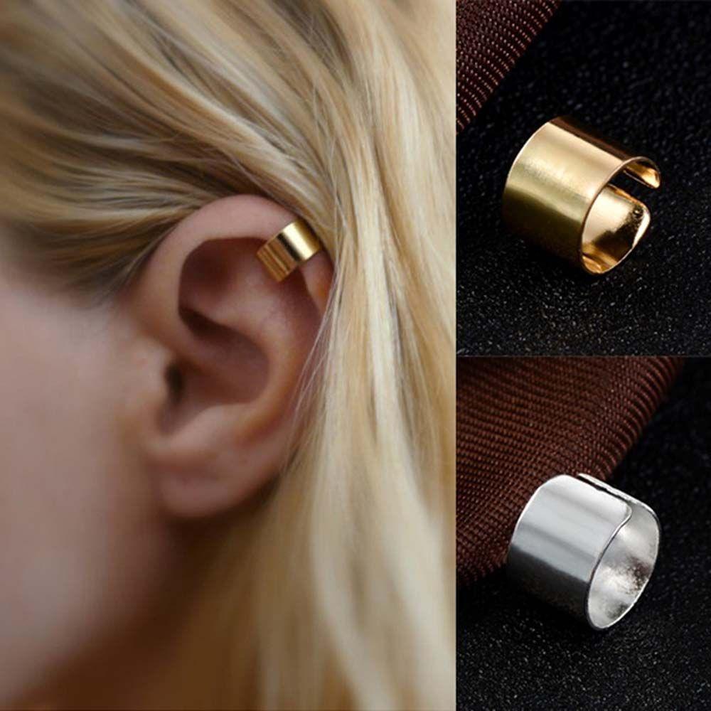 Cartilage Non Piercing Tragus Gold Silver Color Ear Cuff Fashion Accessories Jewelry Clip Earrings