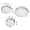 3pcs 304 Stainless Steel Powder Sifter Fine Mesh Flour Sieve Set  Powder Dusting