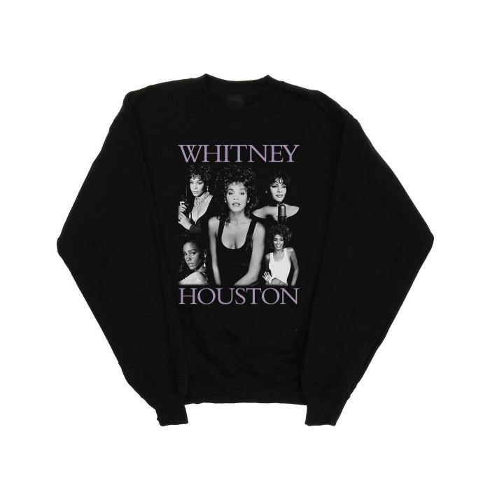 Whitney Houston Mens Multiple Pose Sweatshirt