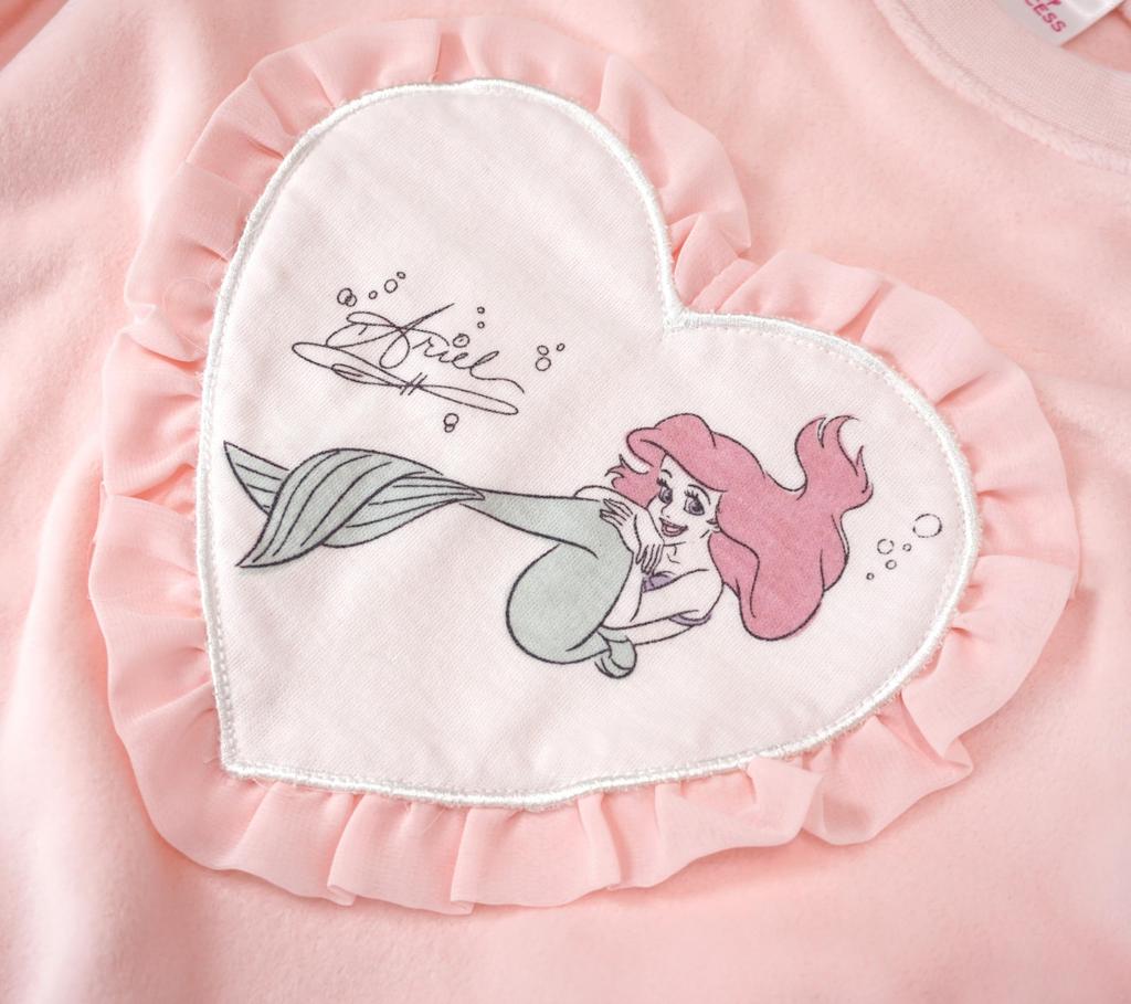 Флисовая пижама принцессы Маршмеллоу для малышей, пижама для девочек Ариэль, Эльза, Рапунцель 215109910 95 [Disney]