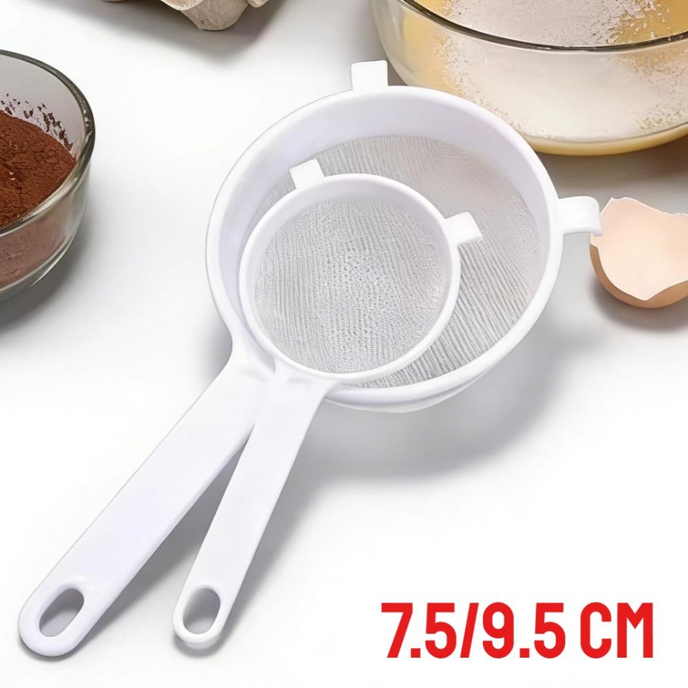 Многоразовое ручное пластиковое сито для чая, муки, кофе, кухонный фильтр, инструмент для приготовления пищи, выпечки, домашние кухонные аксессуары