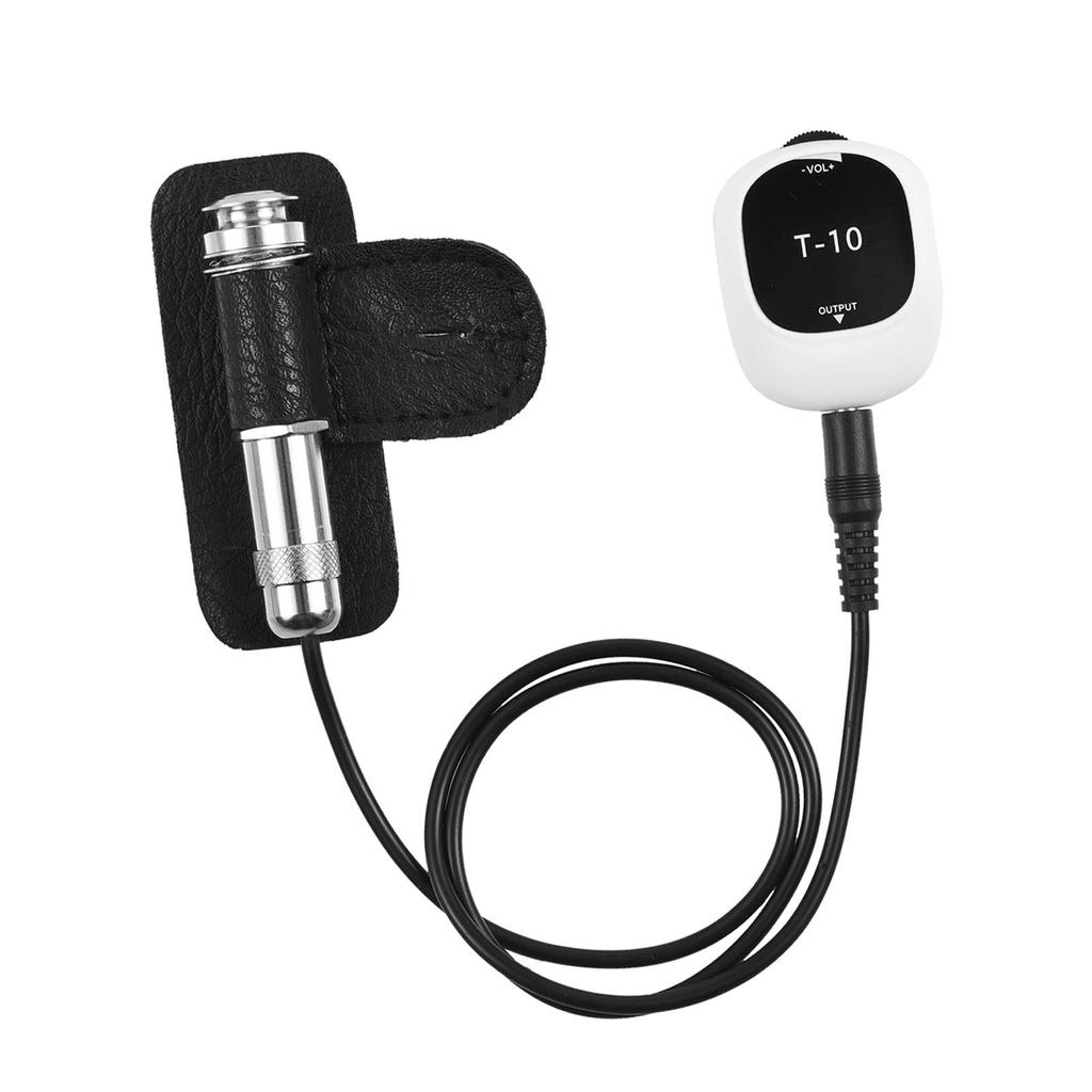 Пьезодатчик Универсальный Без сверления Самоклеящийся Звукосниматель 6,5 мм Аудиоинтерфейс для Динамика, Многофункциональный Звукосниматель для