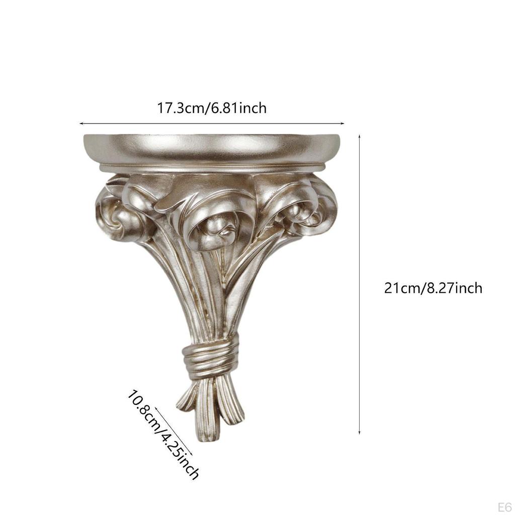 Wall Hanging Shelf Decoration 3D Decorative Background Versatile Living Room Easy Installation