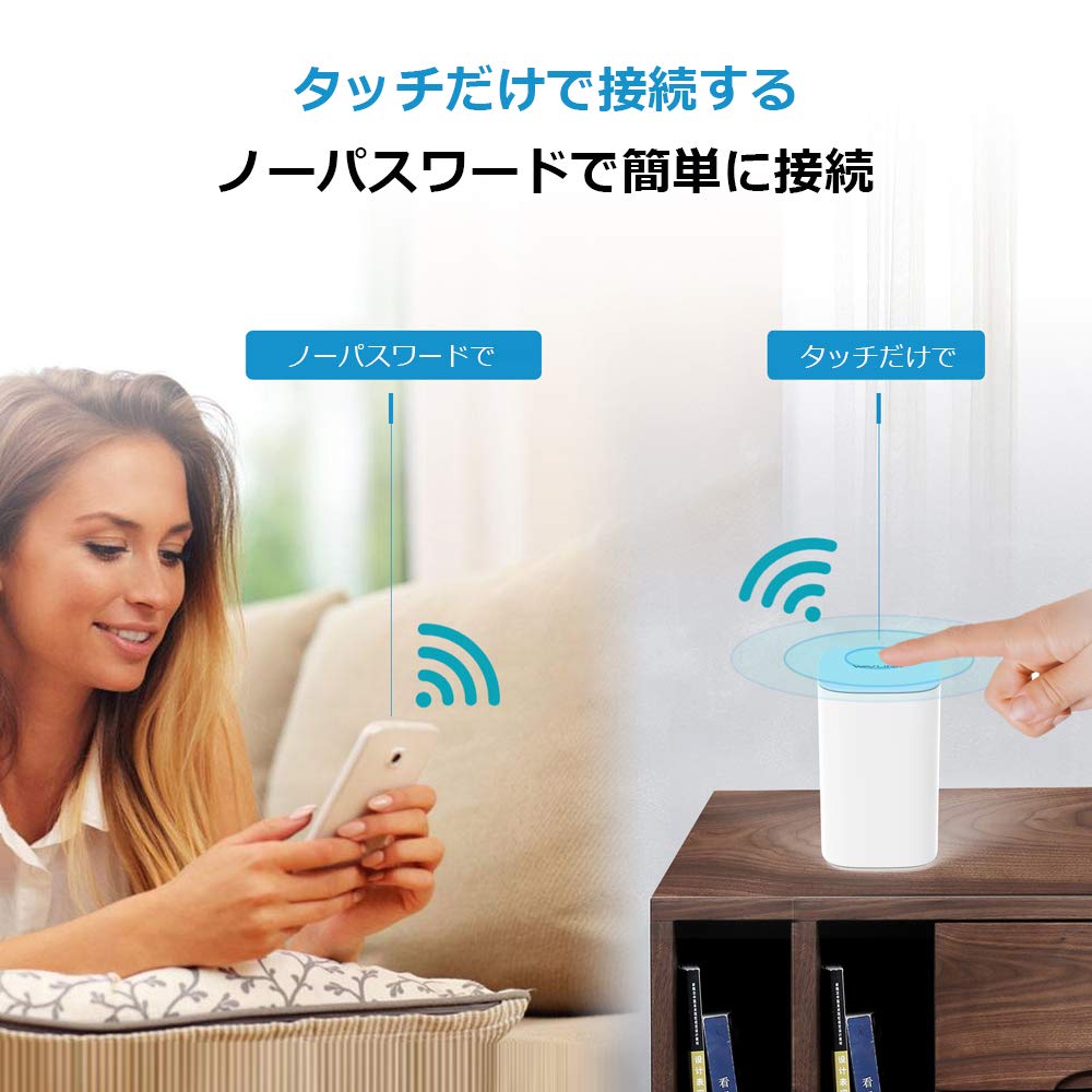 WAVLINK AC3000 Full Mesh WiFi WAVLINK Mesh WiFi Wireless LAN Router Gigabit Port 400Mbps and 5GHz867Mbps 1733Mbps Technology Supports standards