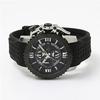 SalvatoreMarra Watch SM21103-SSBKBK Chronograph Rubber Strap Men's Watch