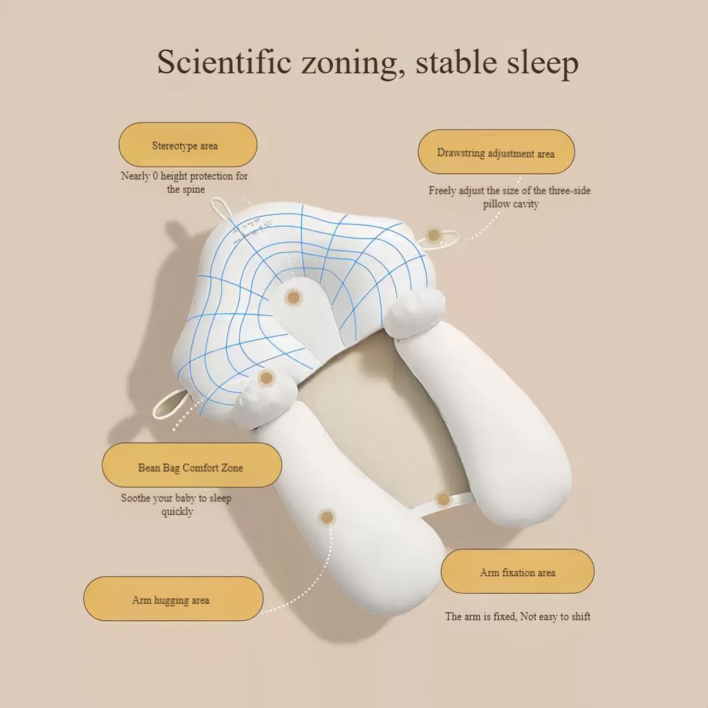 Infant Head Correction Pillow To Prevent Plagiocephaly Shaping Pillow for Newborns Soothing Pillow for Babies Head Shape Correction
