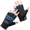 Motorcycle Riding Half Finger Gloves Fashion Outdoor Motorcycle Protective Case Sports Fitness Anti Slip Leak Finger Climbing Gloves