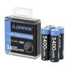 AJNWNM 1.5V AA Lithium-ion Rechargeable Battery 3400mWh Battery AA 1.5V for Clock Toys Camera Rechargeable Battery AA 1.5V