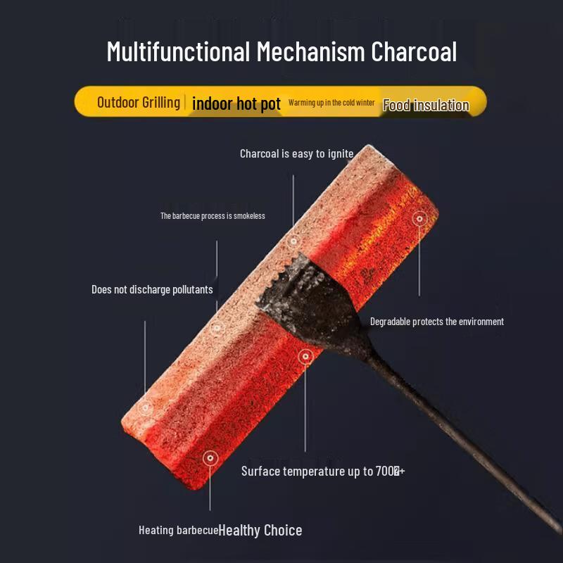 Smokeless Fruit Wood BBQ Charcoal