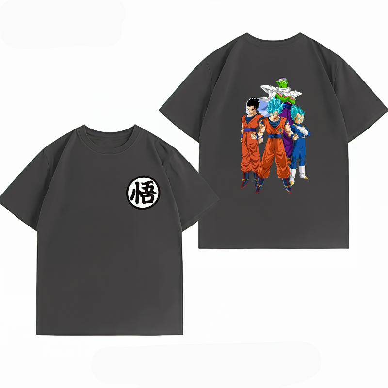 Dragon Ball Super Z Fighters Print Tshirt Goku Logo Casual Short Sleeve Cotton Anime Streetwear Unisexs Tshirt